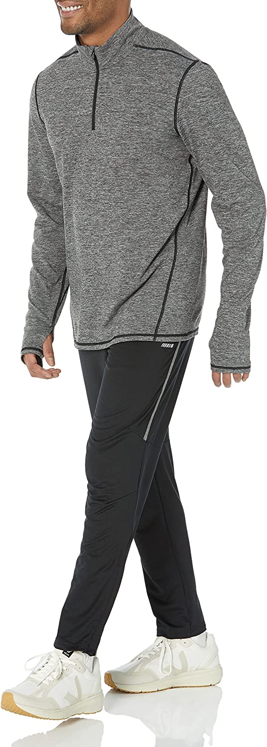 Essentials Men's Tech Stretch Quarter-Zip Shirt - Image 2